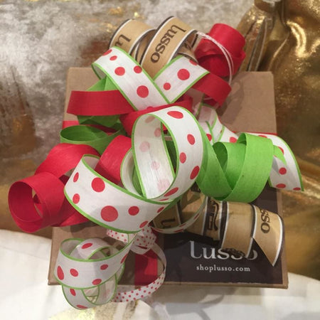 glitter in the air!  it's Small Business Saturday at Lusso