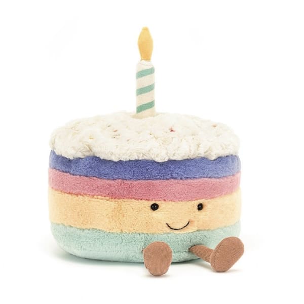 Amuseable Rainbow Birthday Cake Large - bitty boutique