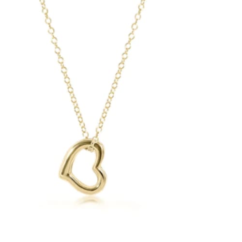 egirl gold love charm necklace - Jewelry